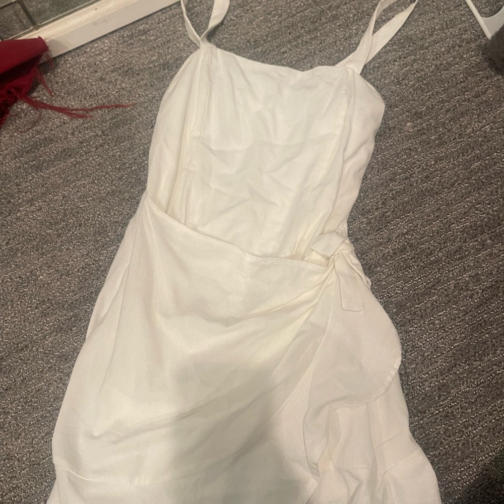 princess poly white sundress